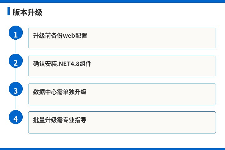 金蝶版本升级流程示意图