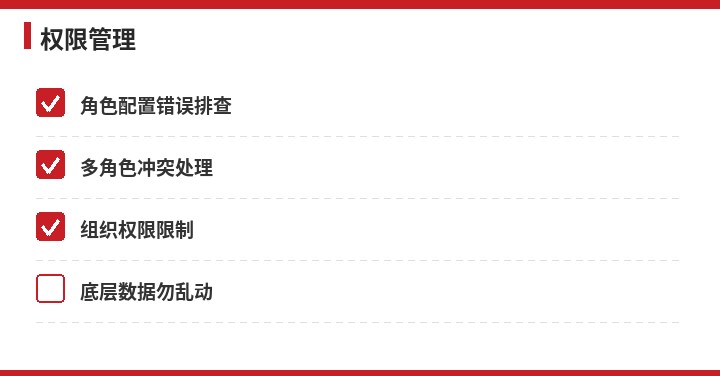 用友权限管理流程示意图