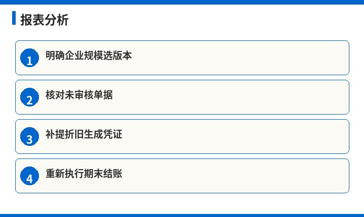 金蝶报表分析流程示意图