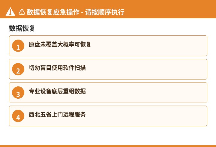 数据恢复数据恢复流程示意图