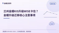 兰州金蝶KIS升级WISE卡住？金蝶升级迁移核心注意