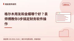 格尔木用友和金蝶哪个好